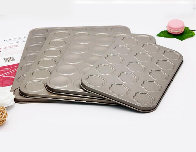 15-cavity Cherry Flower carbon steel Macarons Mat Moulds03