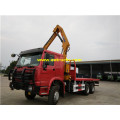 Sinotruk 10 gurudumu 12ton lori cranes