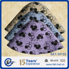 quality printed wool felt hat body for wholesale