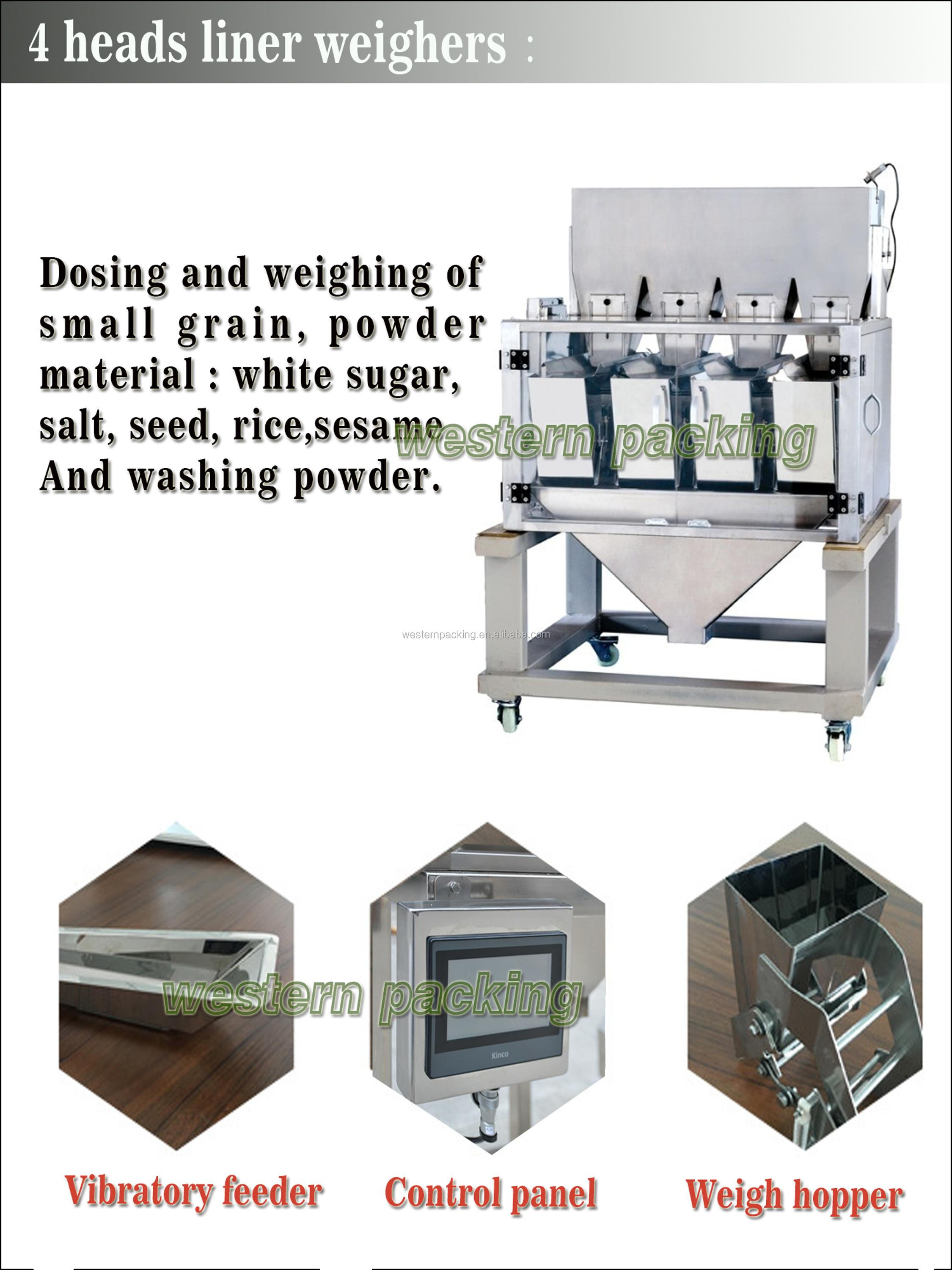 Bean rice coffee pouch tea bag weighing filling machine