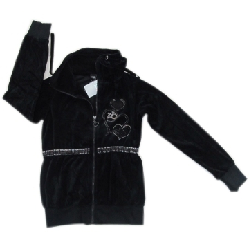 Ladies\' Fashion Velour Jacket