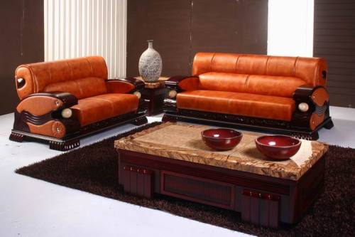 classical leather sofa