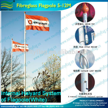 12 meter Flag pole fiberglass pole for banner flags