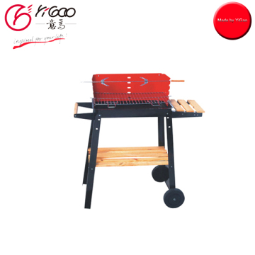 300022 Out door Charcoal BBQ grill with 2 wheels