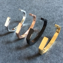 Titanium Curve Open Mens Miansai Bangle