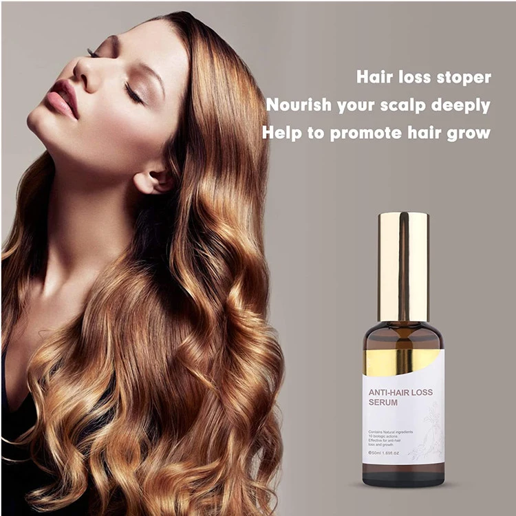 Custom Private Label Hair Grow Serum for Thinning Anti Hair Loss Treatment