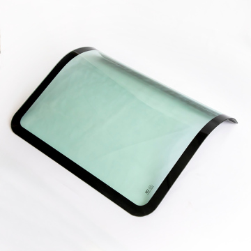 Automotive curved windshield tempered glass