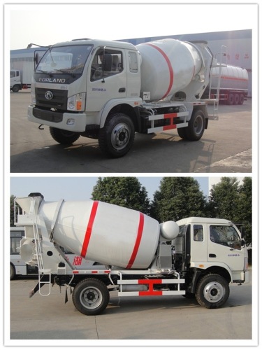 Foton 4X2 Small Concrete Mixer Truck Cement Mixer