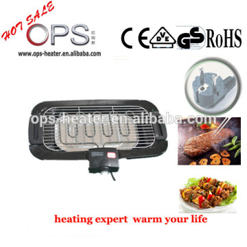 electric heating element with thermostat for bbq grill