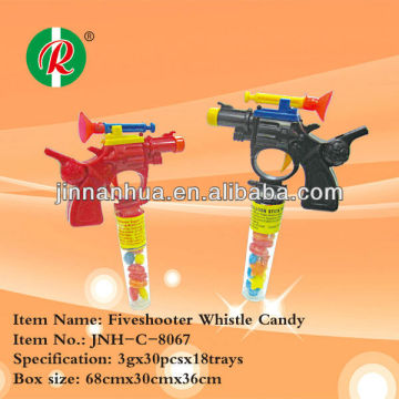 fiveshooter whistle candy