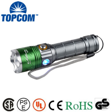 Best AC Charger UV / White LED Flashlight 1000lm Best LED Flashlight