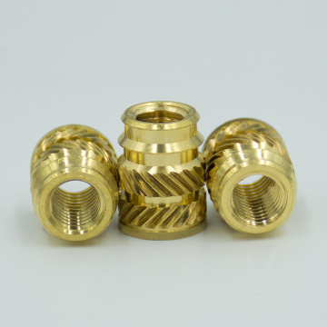 hot compressed knurled brass insert nut