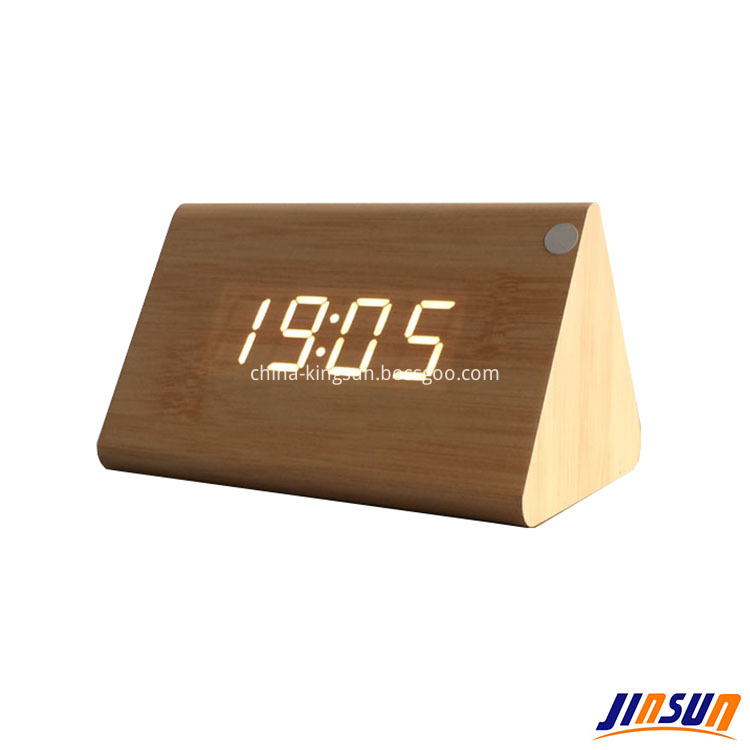 Wood Led Clock 301 7