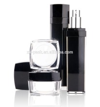 wholesale empty square acrylic jars with plastic cap