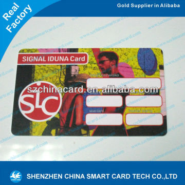 Printing Plastic PVC Pass Card company id card