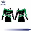 Strapless Long Sleeve Cheerleader Top