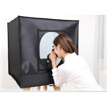 Simock 40cm Studio Light Box - Mini Foldable Photo Shooting Tent Kit with 4 Color Backdrops