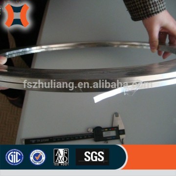 Stainless steel coil for sliding door lock