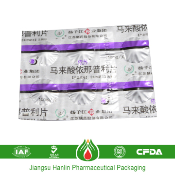 medication pharmaceutical packs strip foil pharmaceutical packaging