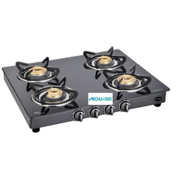 Classic 4 Burner Toughened Glass Gas Stove