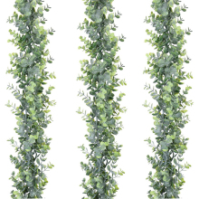 Wholesale Artificial Ivy Leaf Plant Greenery Eucalyptus Vine Garlands