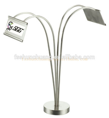 Two Heads Restaurant Table Number Stand / Hot Sale Tableware For Cafe