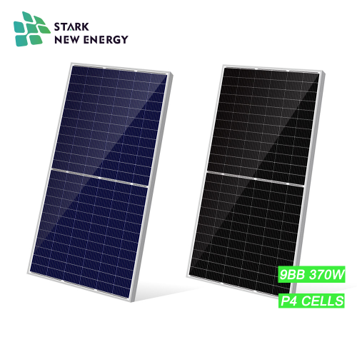 Anpassbares TÜV-Solarpanel Poly 370W 9BB Halbschnitt