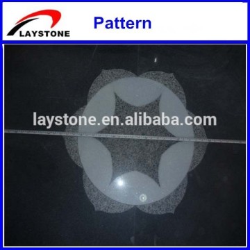 Artistic granite stone floral pattern fabric