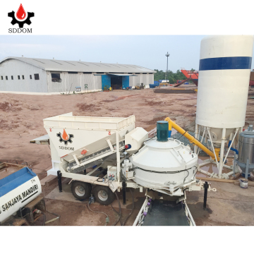 Mobile Concrete Mixing Plant MC1500 Series for Sale in Germany