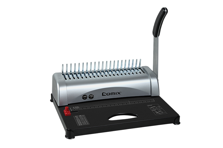 Office efficiency convenient for moving binding notebook, workbook, calender, documents etc 21 holes Comb Binding Machine