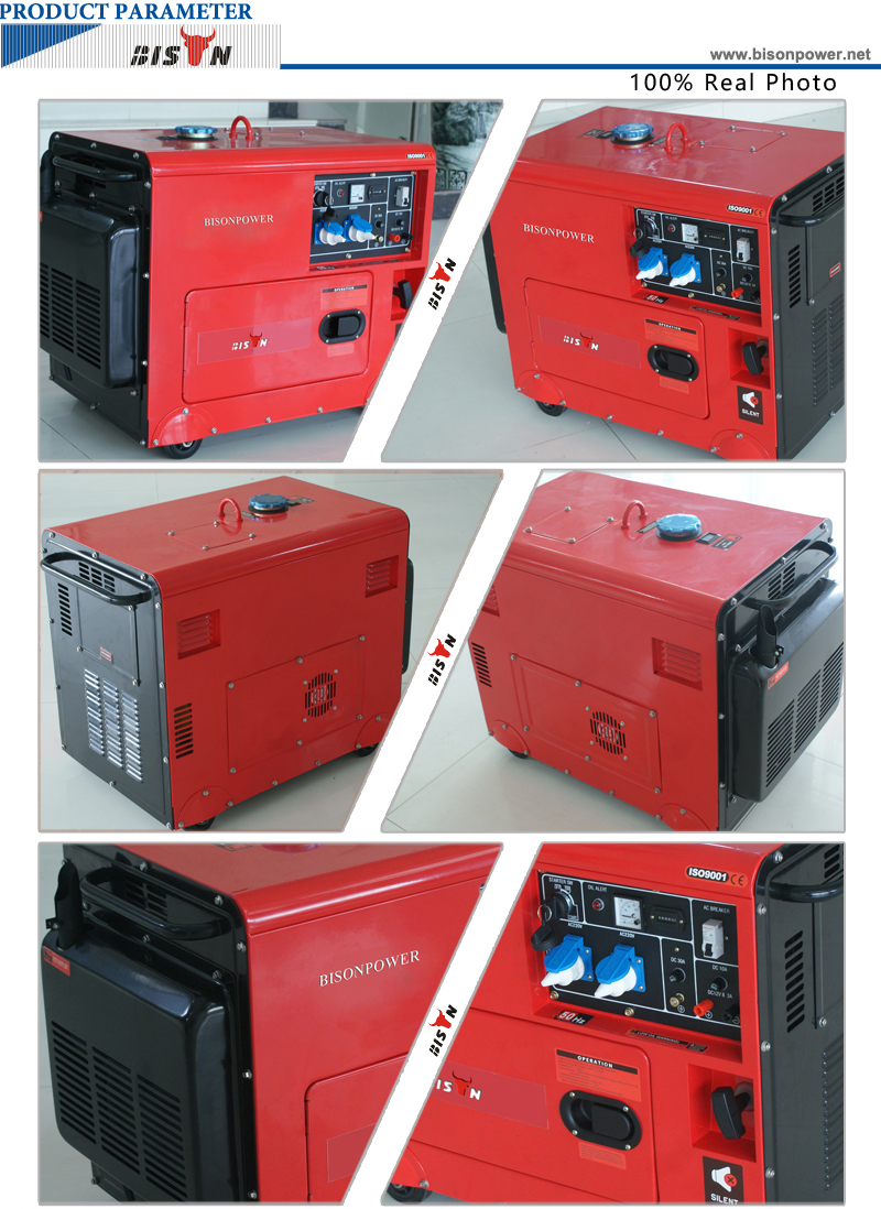 Diesel Generator 6kv Portable Standby Power Genset for Home Use