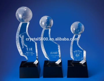 cheap and funny glass trophy awards for sports