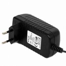 CCTV Power Supply for Securities with 24W Maximum Output, Europe Plug with CE Mark
