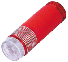 Promotional Colorful aluminum flashlight with rubber