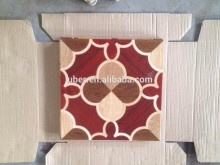 Wood black parquet flooring, Real Wood Artistic Parquet Flooring