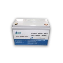 Batería de litio de alta calidad 12v100ah con diente azul