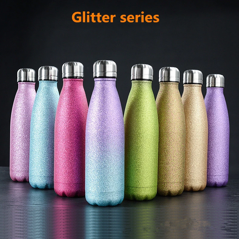 Amazon Customized 500ml Wooden Colors Stainless Steel Insulated Water Bottler For Kids And Students