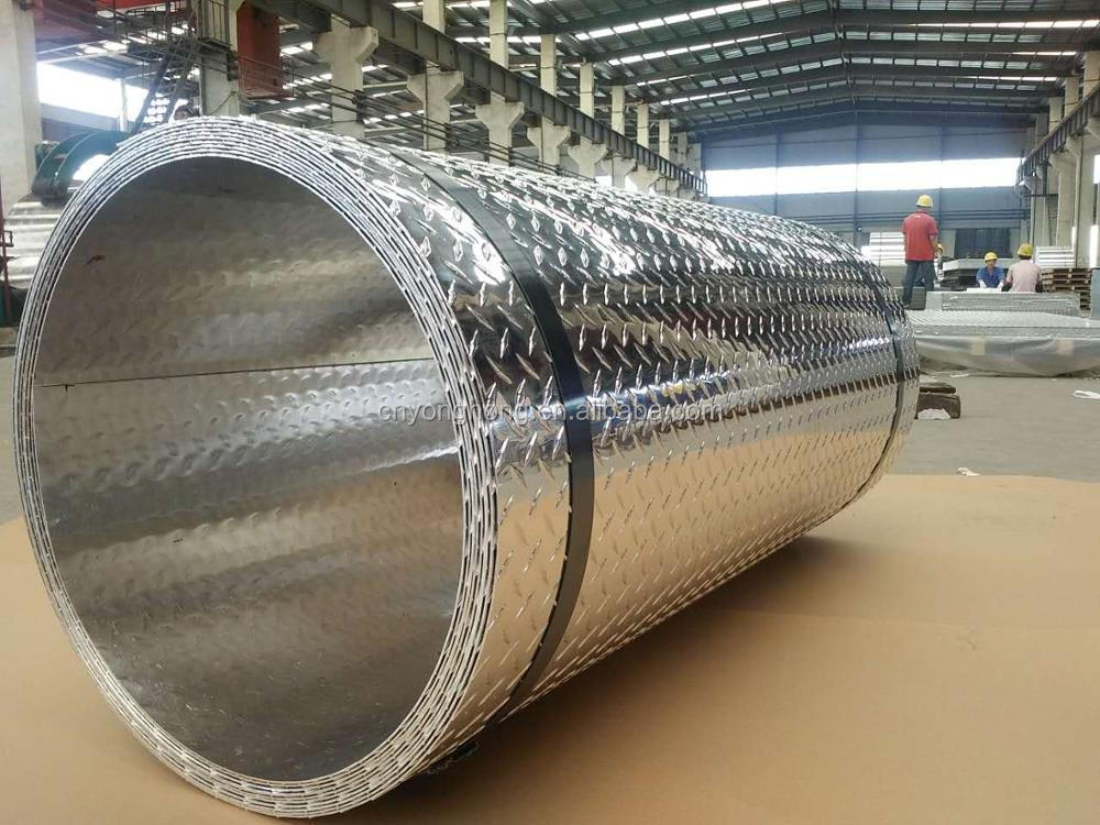 Five bar aluminum roll of aluminum diamond plate 2mm thick