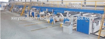 XY corrugated cardboard making equipment