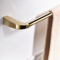 Brushed Chrome Copper Wall Hanging Towel Holder Rack