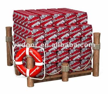 store beer rack / store wine dispaly / beer display rack