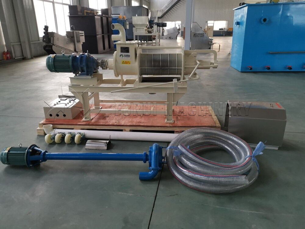 China Gold Supplier cow manure dewatering machine/chicken manure dewatering machine