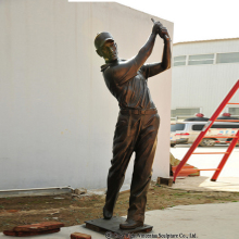 new products 2018 metal craft life size bronze golf statues for sale