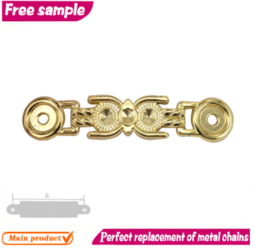 Attractive link plastic shoe chain ornament