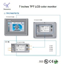 7 inches tft lcd color monitor
