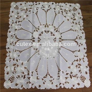 100% polyester embroidery table cloth