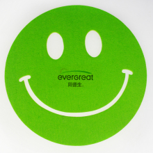 Mega felt smile shape decoration