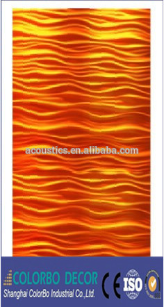 interior decorative 3d effect wall panel mdf wave panel