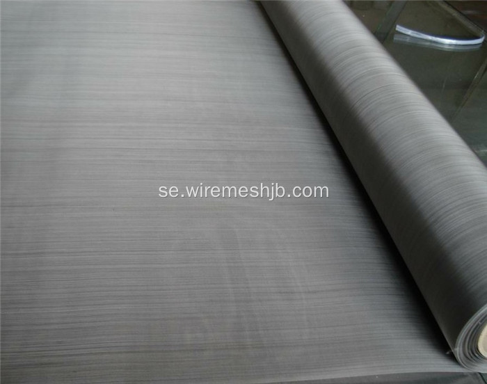 Plain Weave Rostfritt stål Wire Mesh