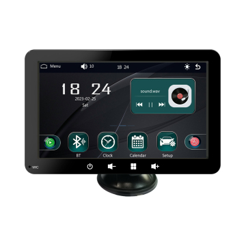 7 Inch Waterproof Motorcycle CarPlay Multimedia Player with GPS Navigator